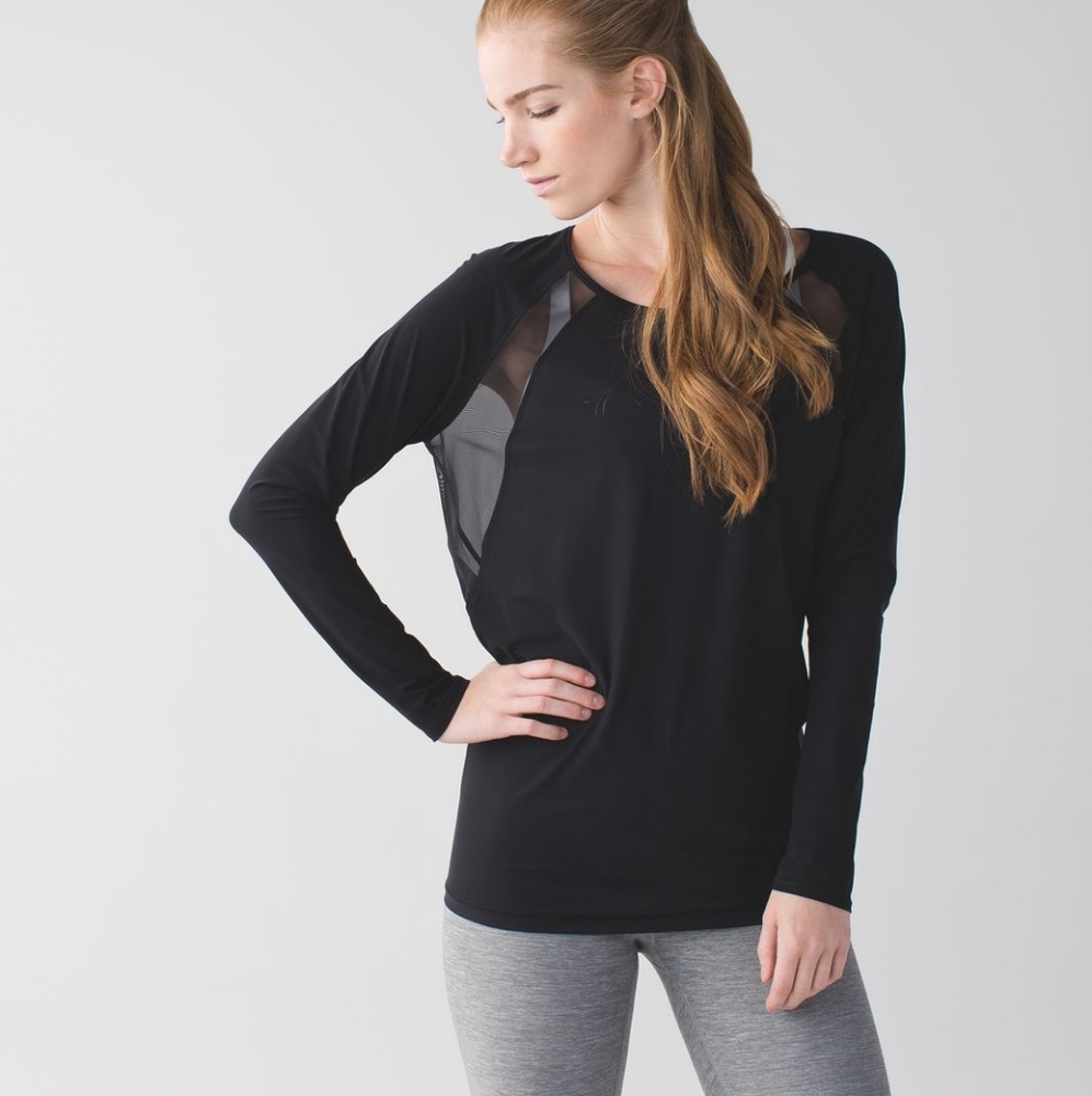Lululemon If You're Lucky Long Sleeve Tee SZ 12